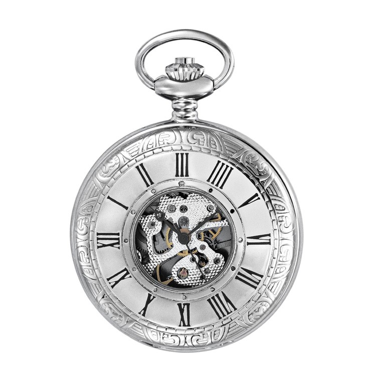 Demi Hunter Case Mechanical Pocket Watch