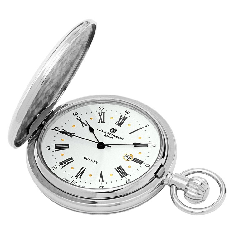 Hunter Case Quartz Pocket Watch