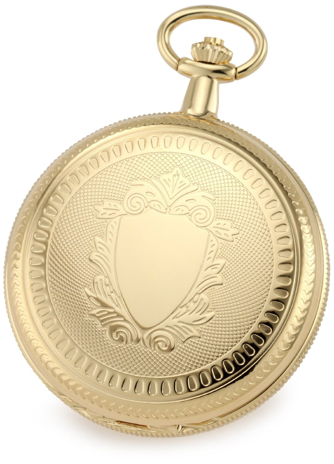 Charles-Hubert Paris Gold-Plated Hunter Case Mechanical Pocket Watch