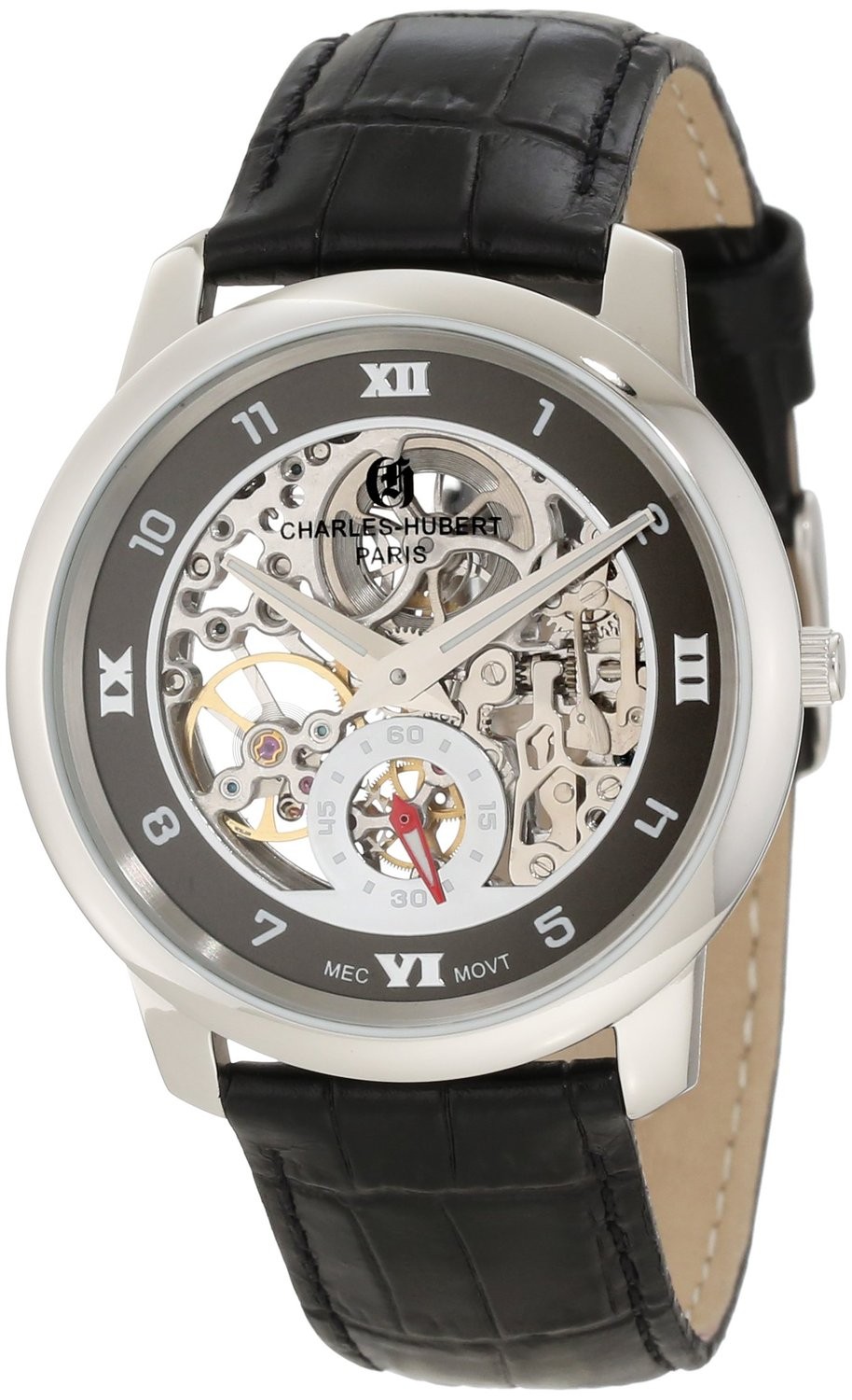 Charles-Hubert Paris Men's Stainless Steel Mechanical Watch