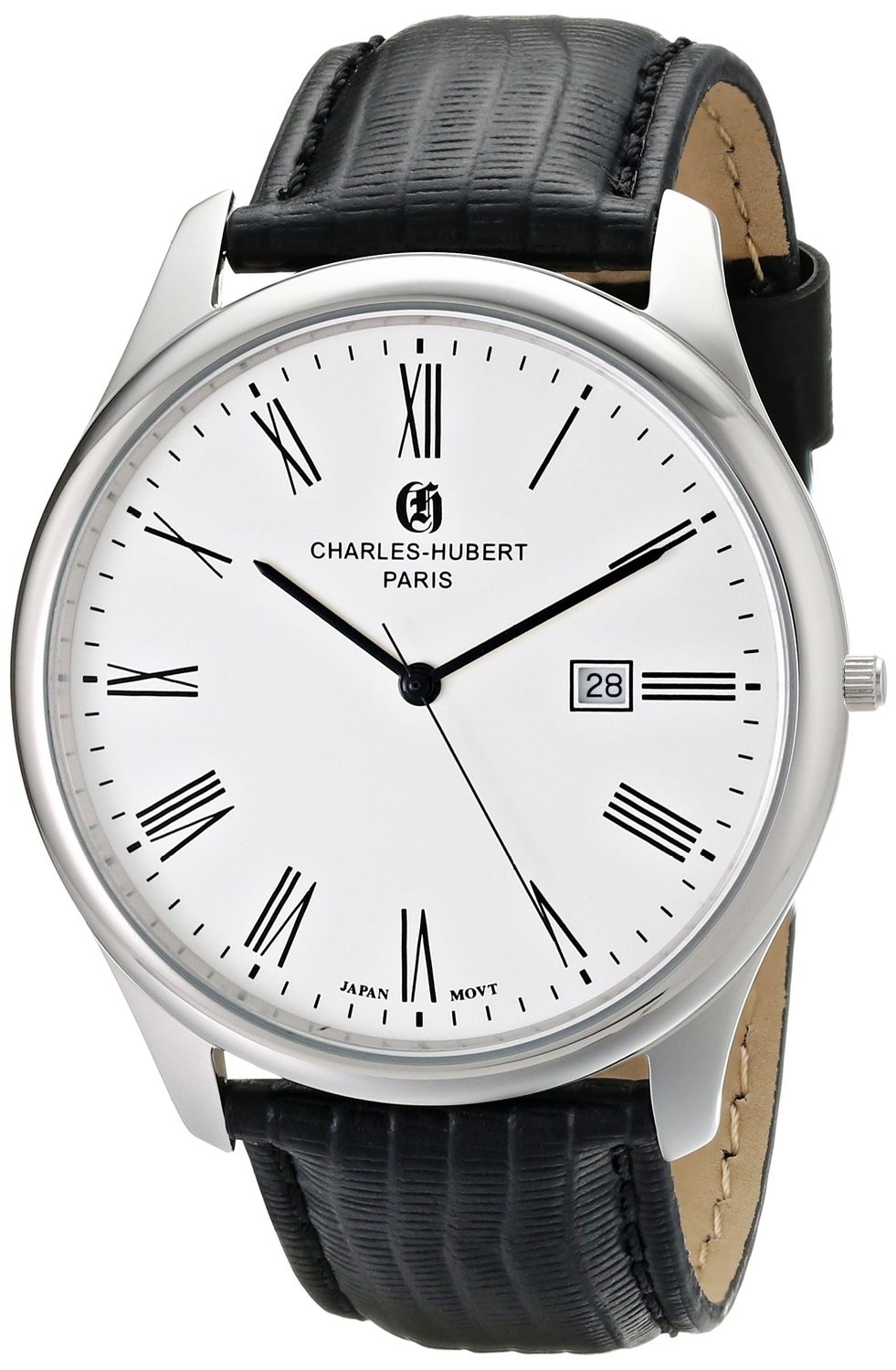 Charles-Hubert Paris Men's Stainless Steel Quartz Watch