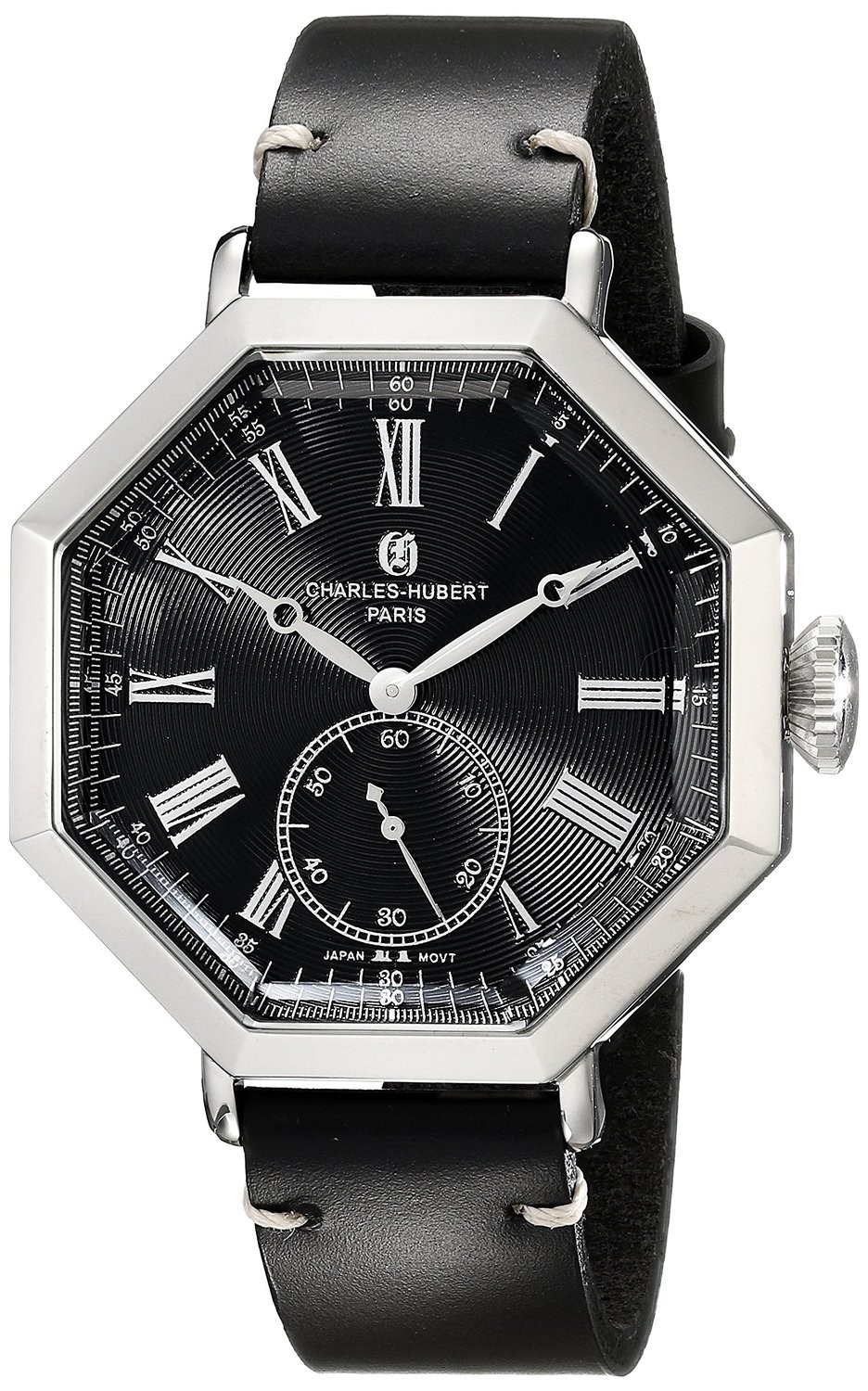 Charles-Hubert Paris Men's Stainless Steel Quartz Watch