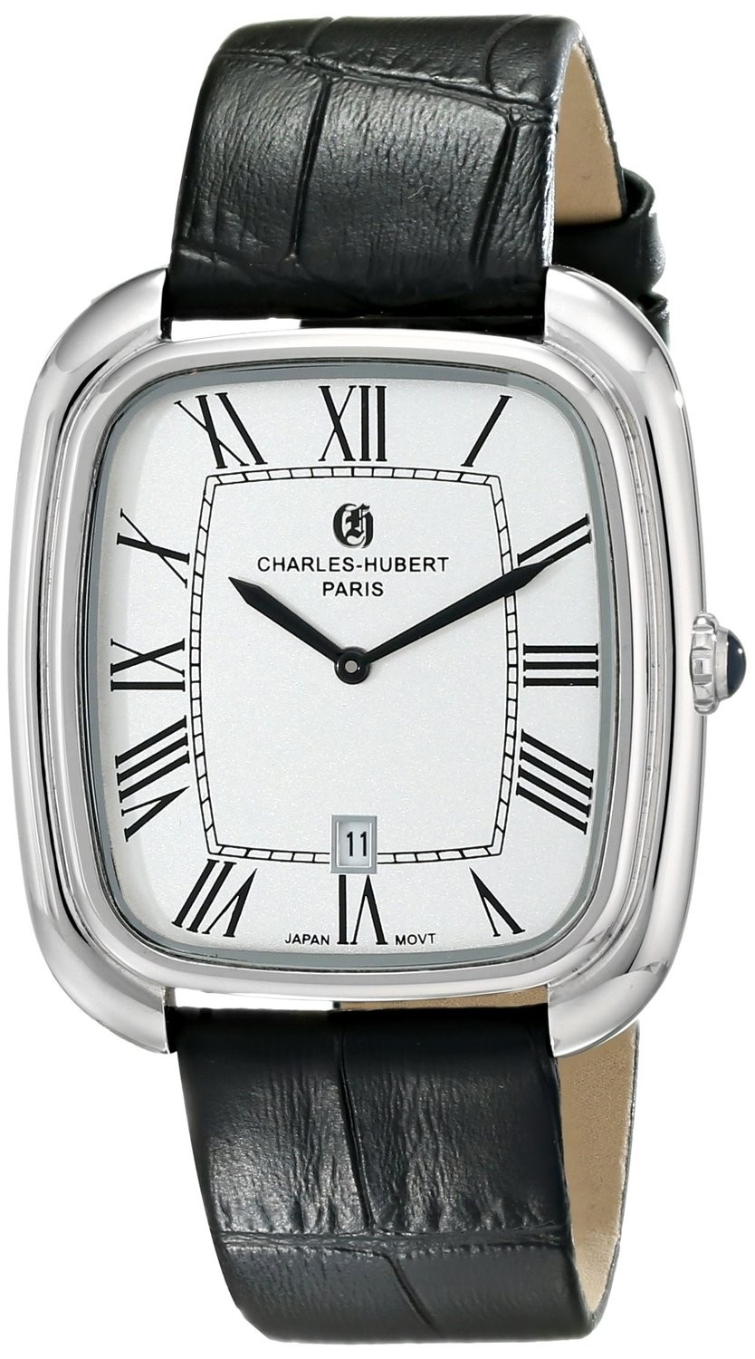 Charles-Hubert Paris Men's Stainless Steel Quartz Watch