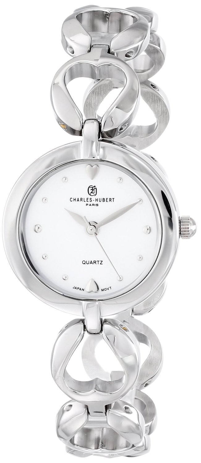 Charles-Hubert Paris Women's Chrome Finish Quartz Watch