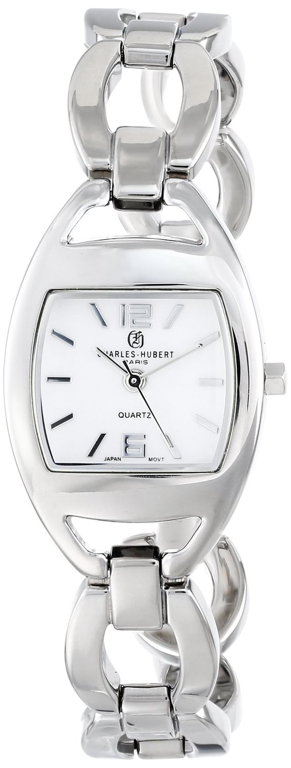 Charles-Hubert Paris Women's Chrome Finish Quartz Watch