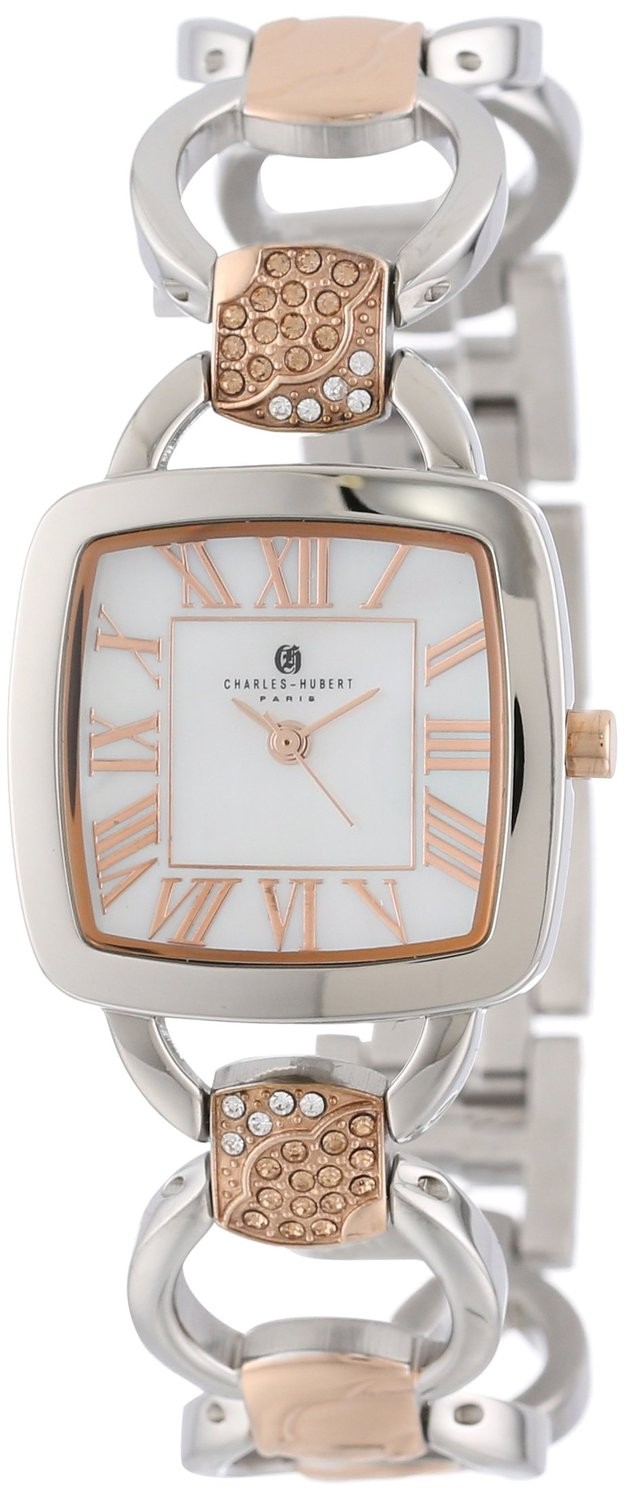 Charles-Hubert Paris Women's Stainless Steel Quartz Watch