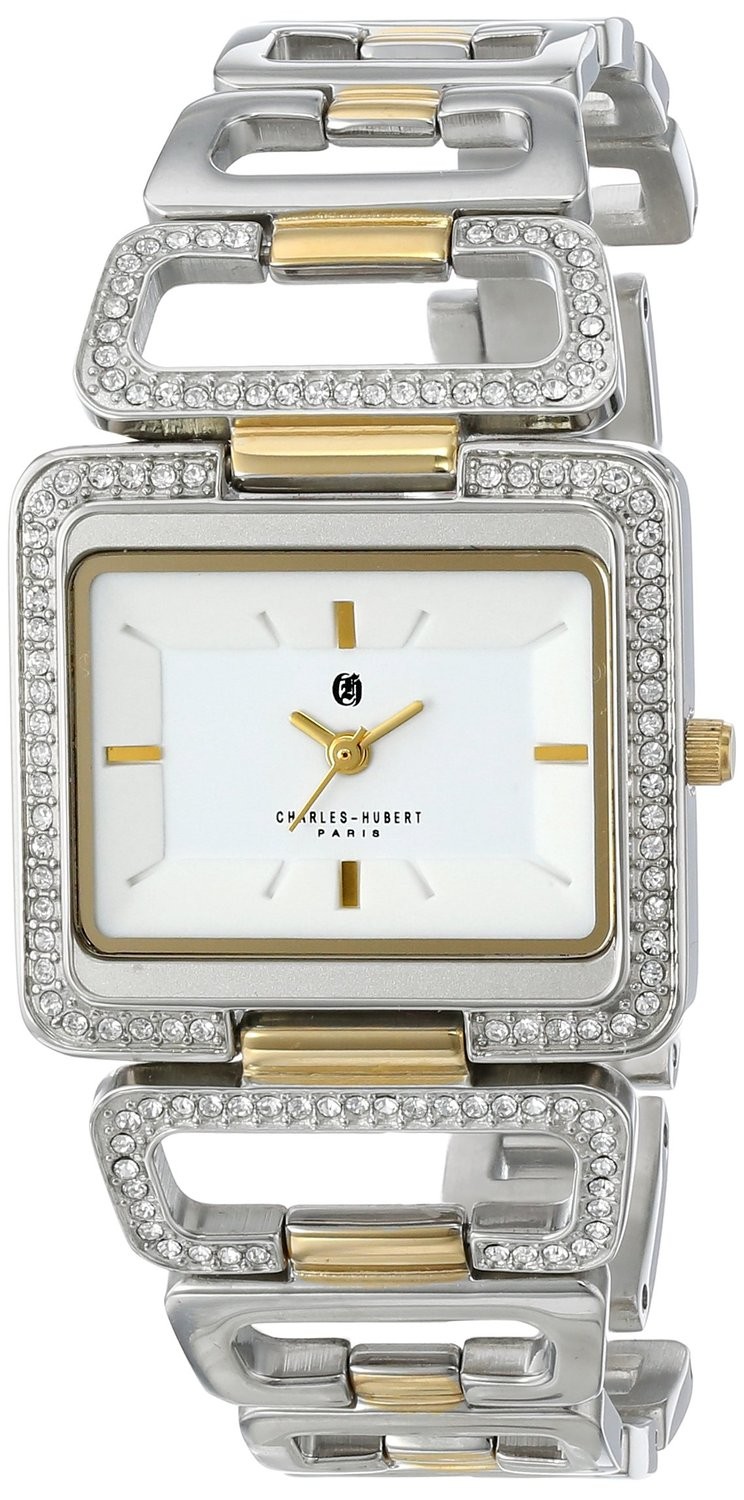Charles-Hubert Paris Women's Two-Tone Stainless Steel Quartz Watch