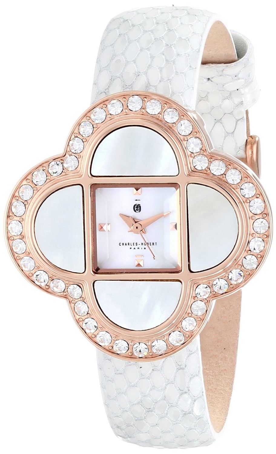 Charles-Hubert Paris Women's Rose-Gold Plated Stainless Steel Quartz Watch