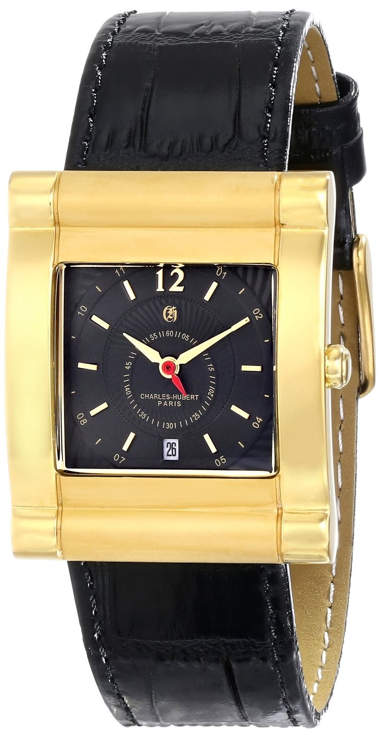 Charles-Hubert Paris Women's Gold-Plated Stainless Steel Quartz Watch