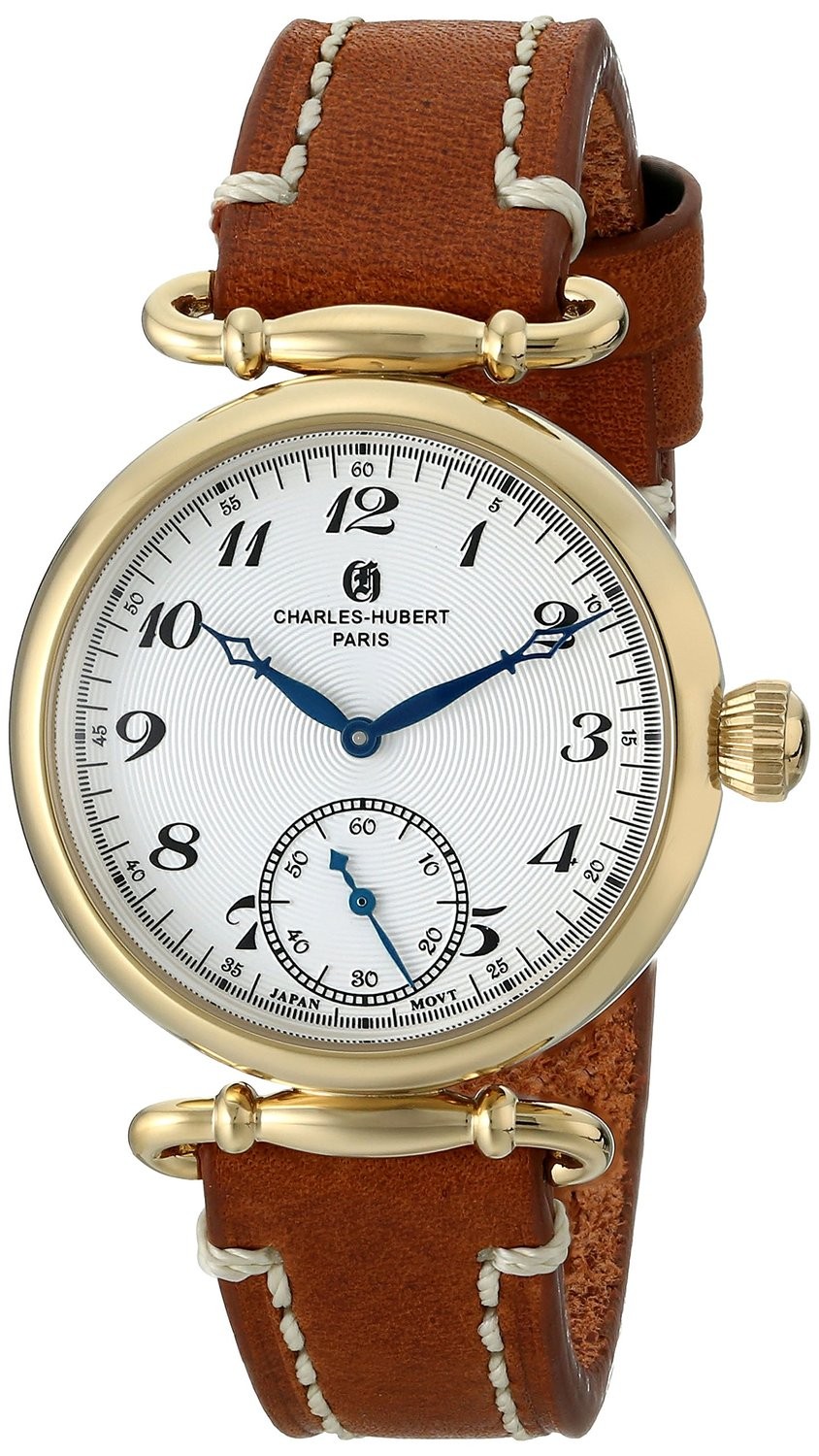 Charles-Hubert Paris Women's Gold-Plated Stainless Steel Quartz Watch