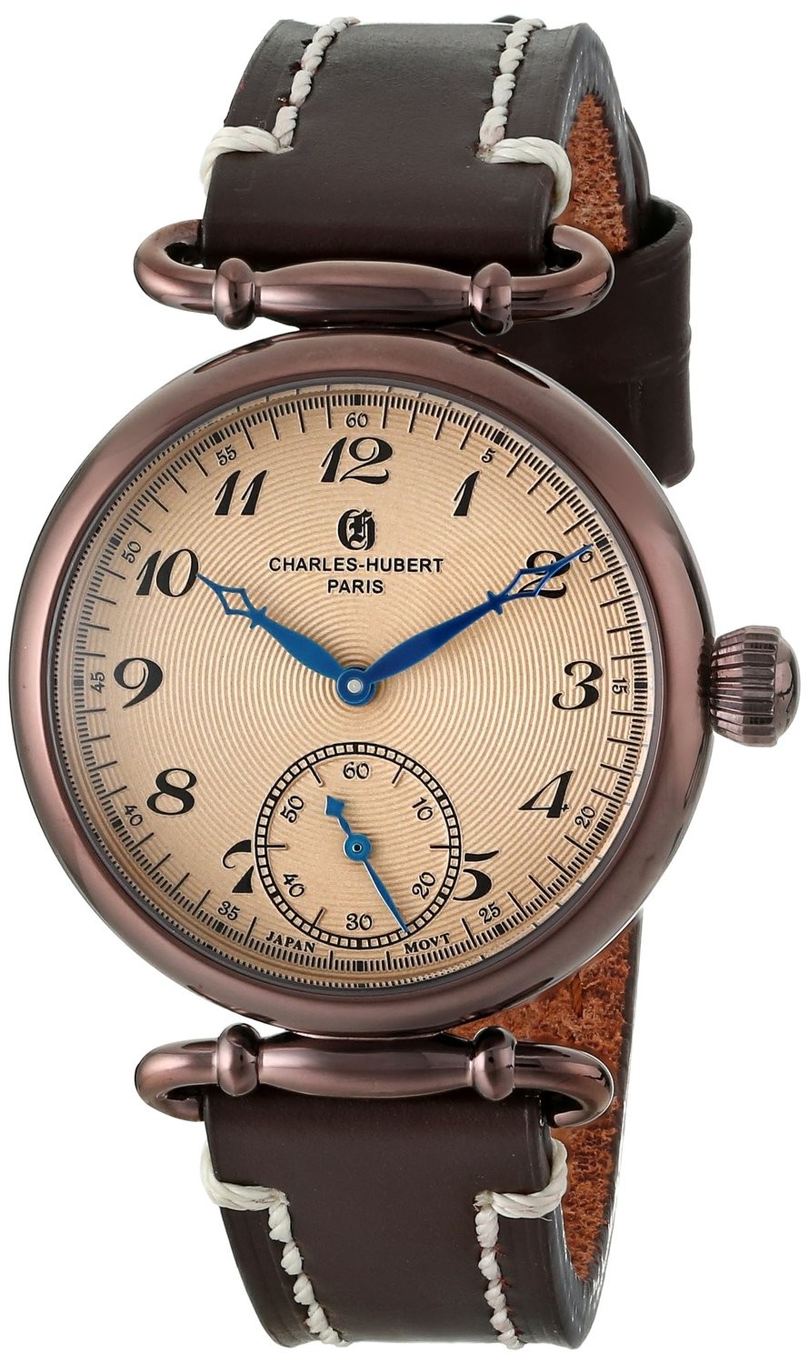 Charles-Hubert Paris Women's Brown Plated Stainless Steel Quartz Watch