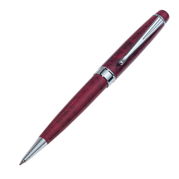 Red Marbleized Ballpoint Pen