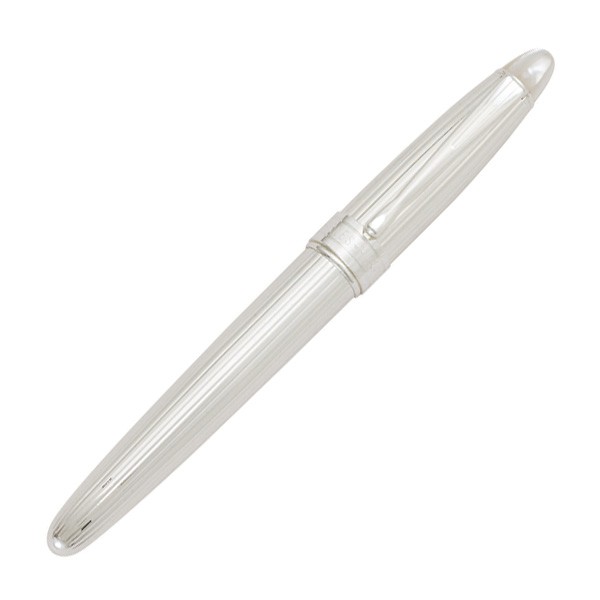 White MOP Gemstone Top Rollerball Pen