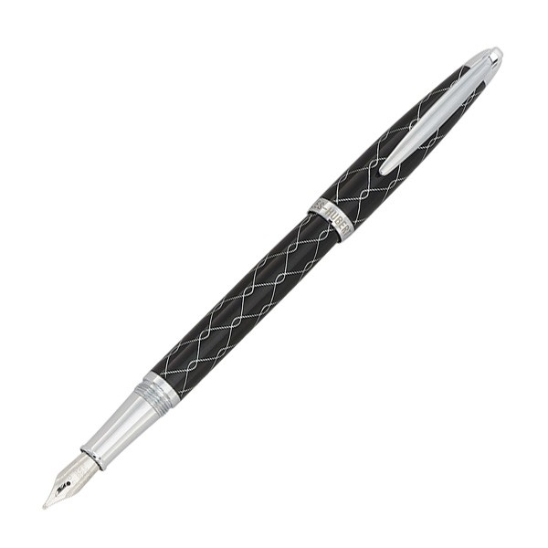 Black Wave Pattern Fountain Pen