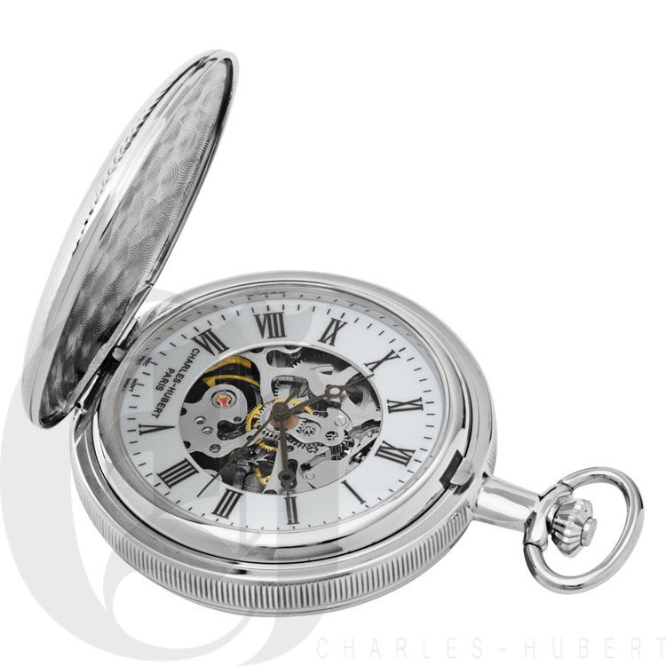 Double Hunter Case Mechanical Pocket Watch