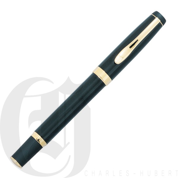 Black and Gold Finish Roller Ball Pen