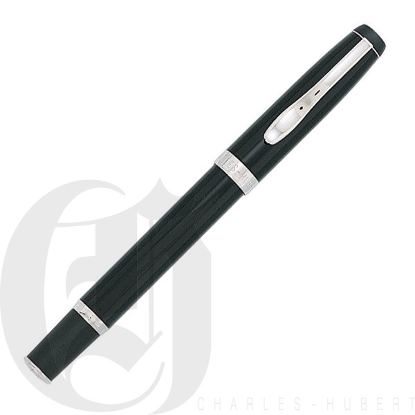 Black and Silver Finish Roller Ball Pen
