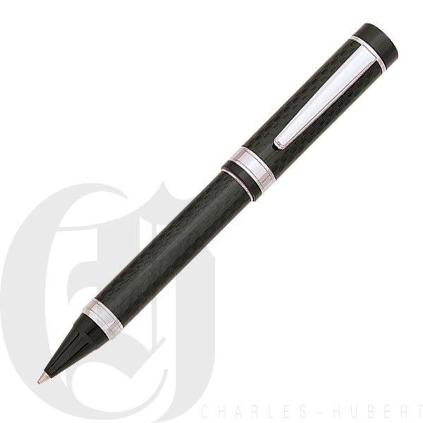 Black Fiber Pattern Ballpoint Pen 