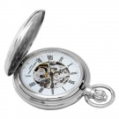 Chrome Mechanical Pocket Watch