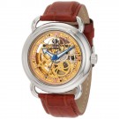Charles-Hubert Men's Stainless Steel Skeleton Dial Automatic Watch #3889-A