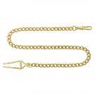 Gold-Plated Pocket Watch Chain