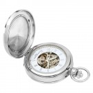 Two-Tone Hunter Case Picture Frame Mechanical Pocket Watch