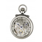 Antiqued Finish Open Face Mechanical Pocket Watch