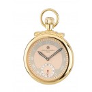 Gold-Plated Polished Finish Open Face Mechanical Pocket Watch