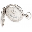 Charles-Hubert Paris Polished Finish Hunter Case Quartz Pocket Watch