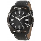 Charles-Hubert Paris Men's Black Plated Stainless Steel Quartz Watch