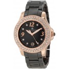 Charles-Hubert Paris Women's Rose-Gold Plated Stainless Steel and Ceramic Quartz Watch 
