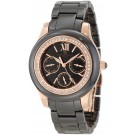 Charles-Hubert Paris Women's Rose-Gold Plated Stainless Steel and Ceramic Quartz Watch