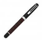 Brown Leather Like Executive Rollerball Pen